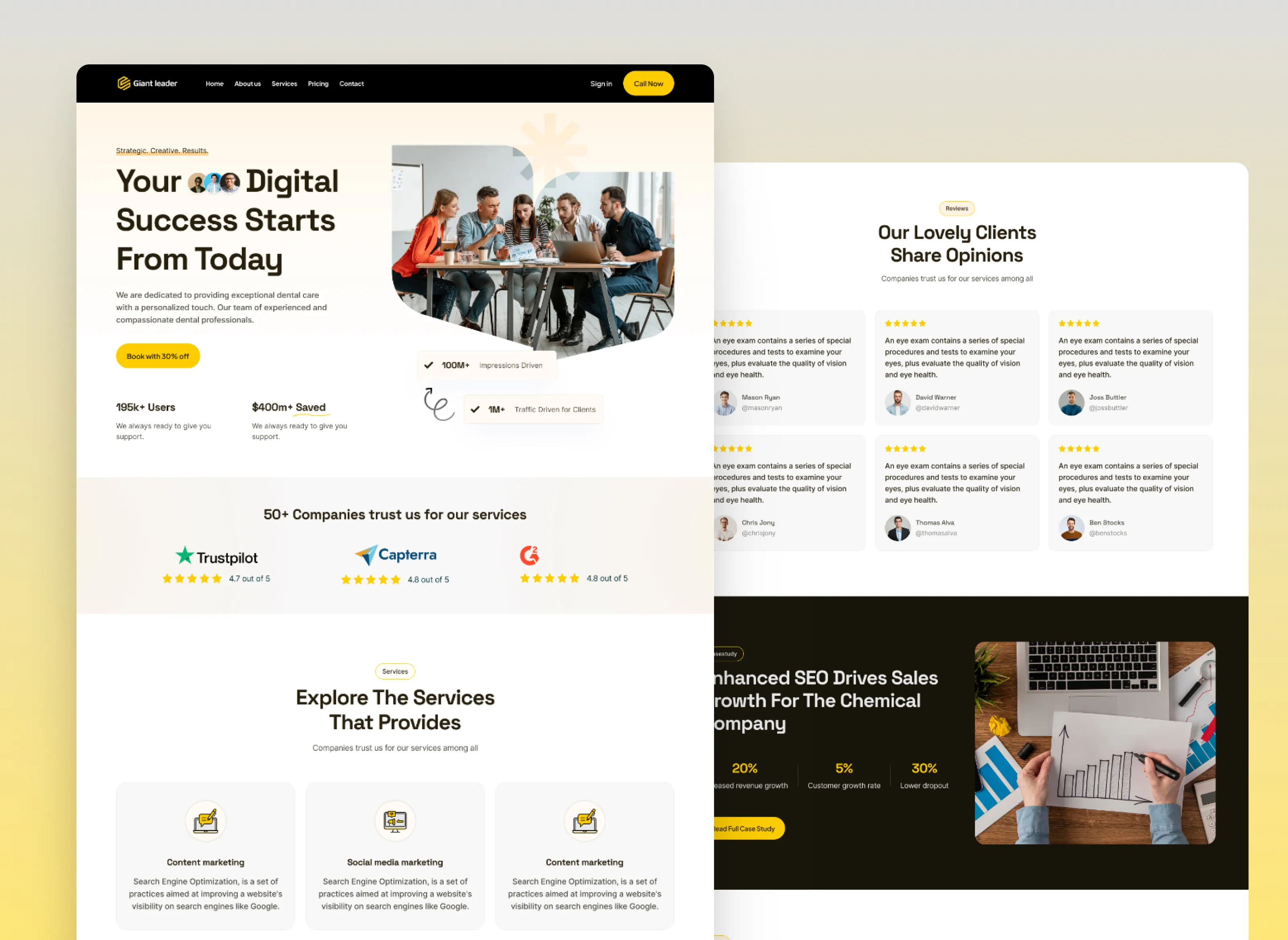 Marketing Agency Website Template
