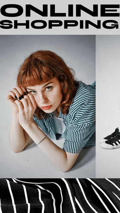 Minimal Fashion Product Collage TikTok Template