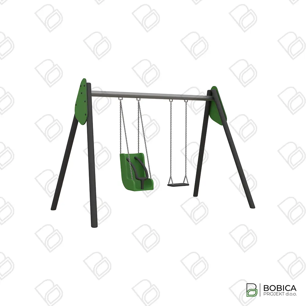 Pristupačna ljuljačka sa sjedalicom za invalide - "Inclusive Duo Swing"
