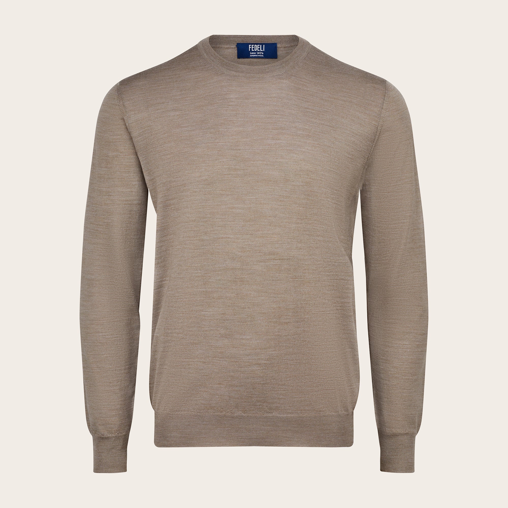 Lana Wool Crewneck Jumper - Mandelli UK