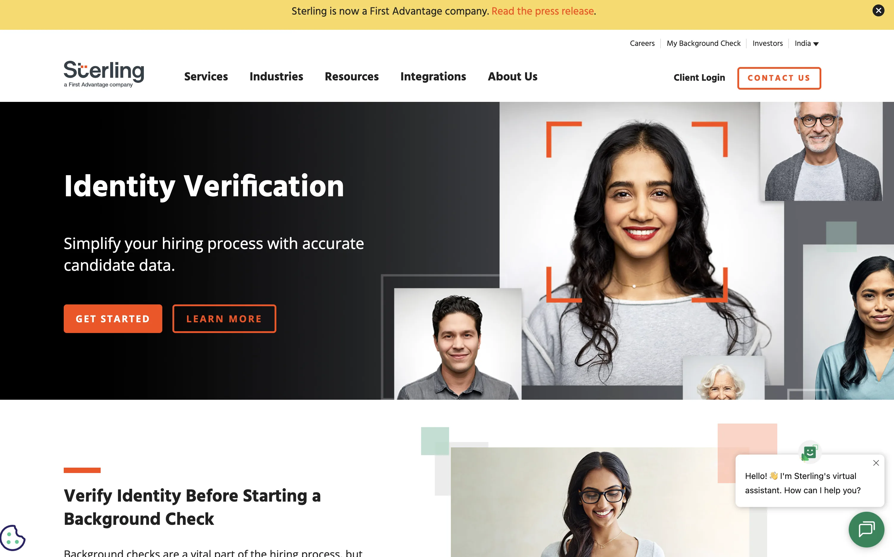Sterling Homepage