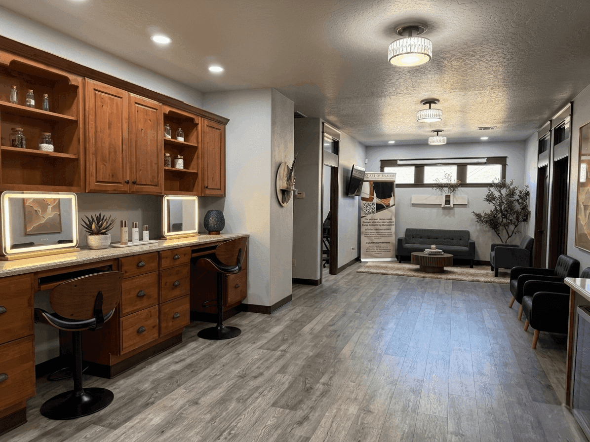 Modern hospital room