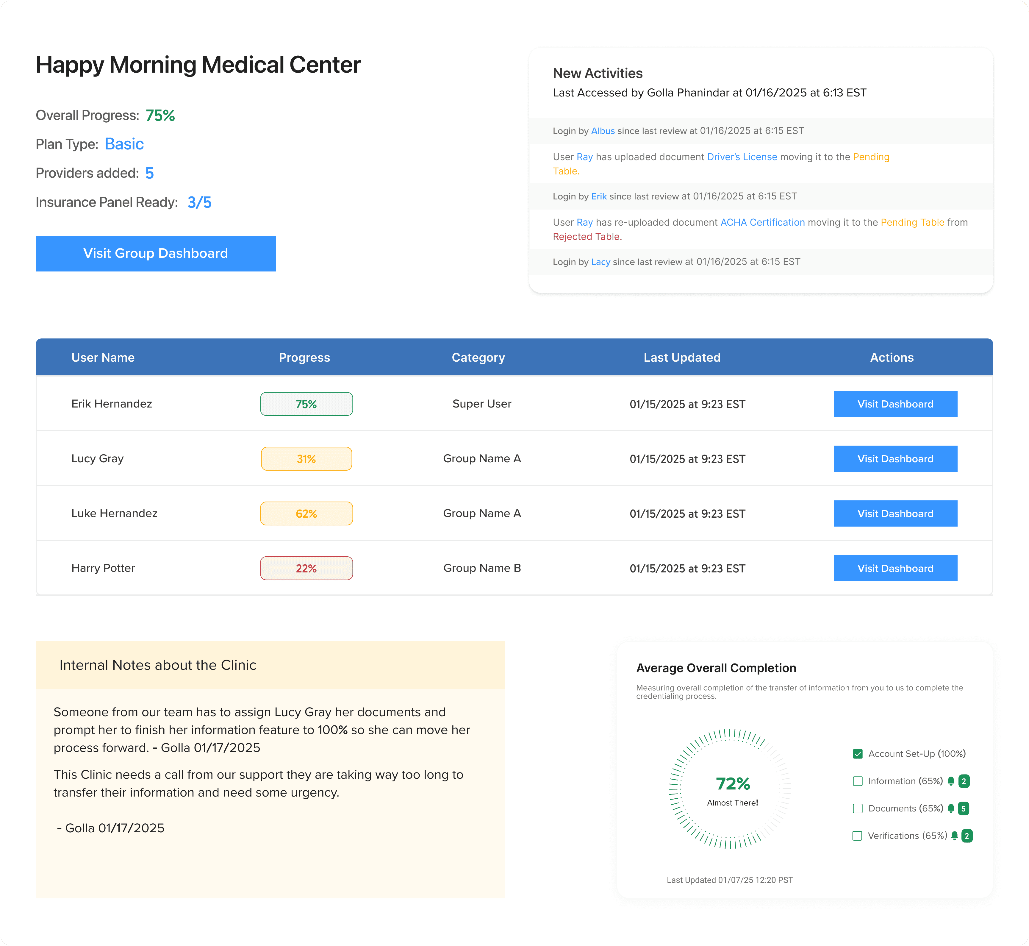 An image of Freelio's project ui