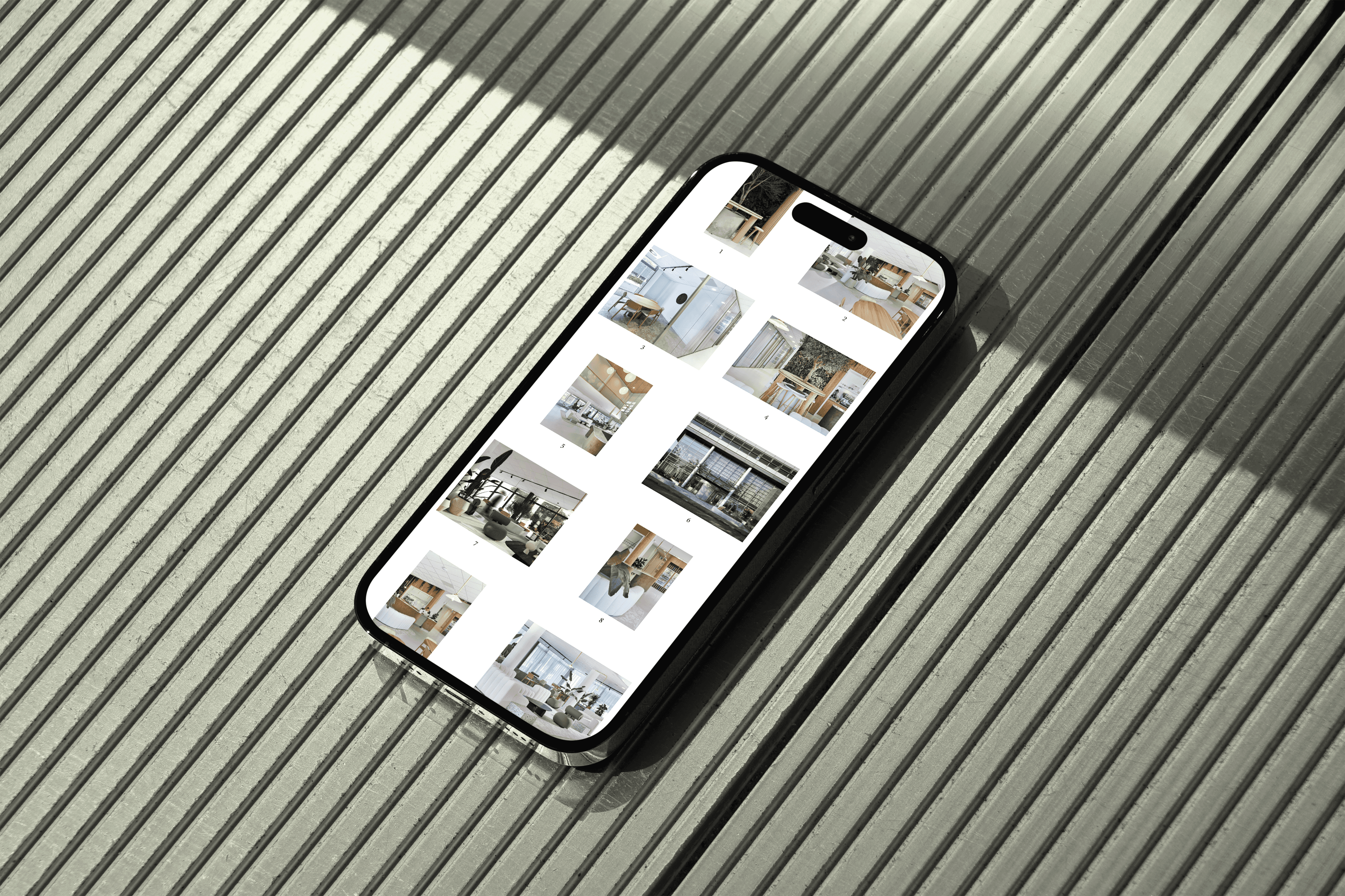 iphone office workspace website APF by Analogue agancy
