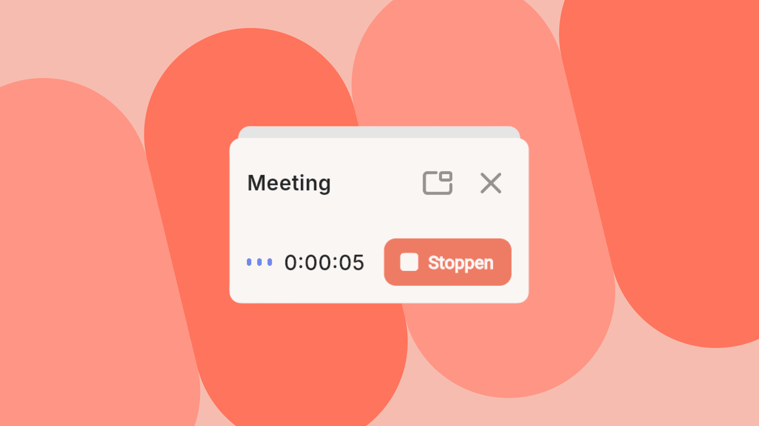 Laufende Aufnahme in winkk AI.