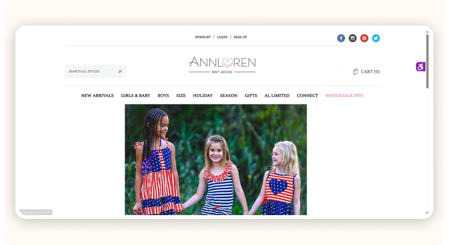 AnnLoren – US-Based Baby and Kids Apparel Supplier
