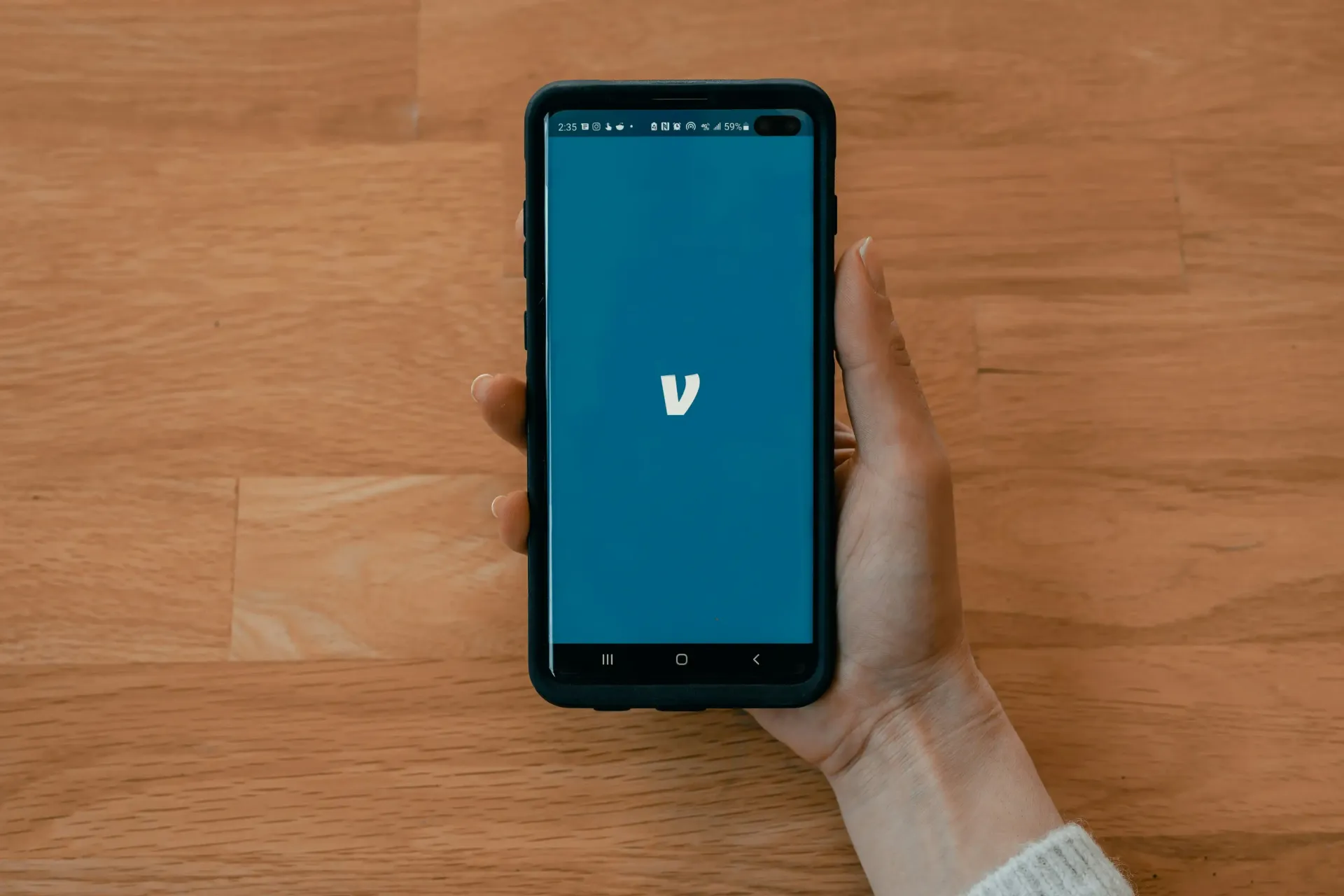 Vimeo app on phone