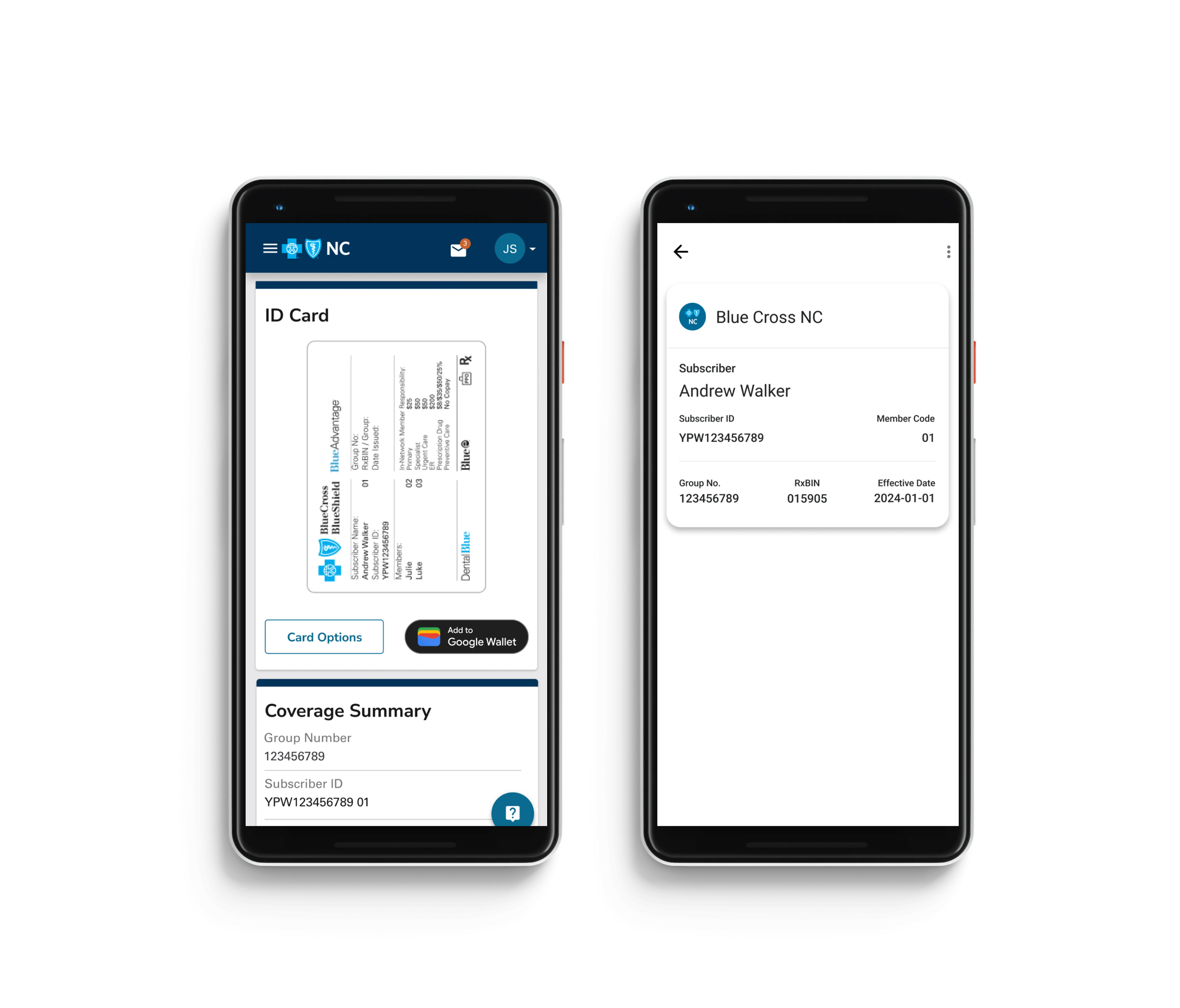 ID Card Google Wallet