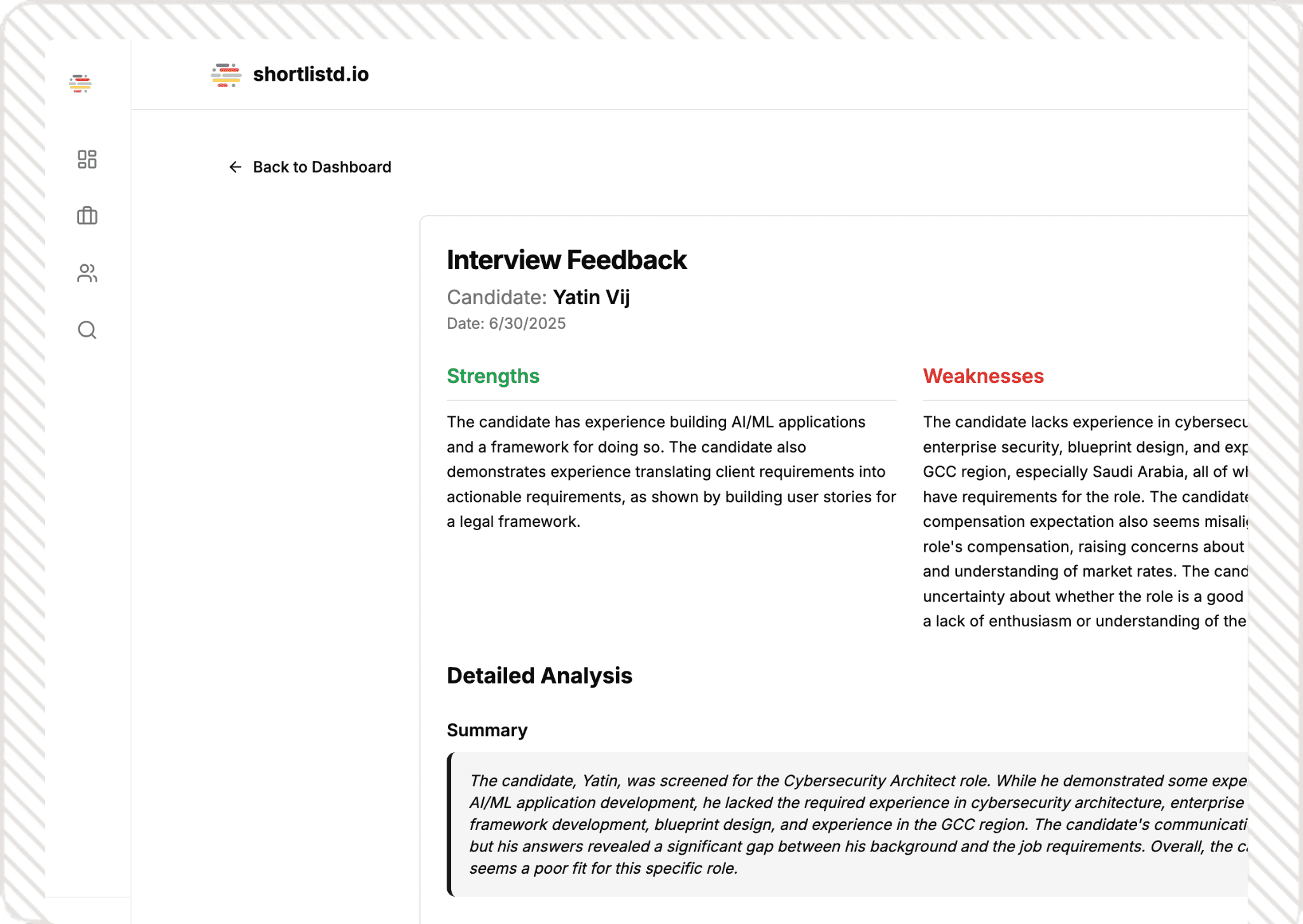 shortlistd.io team schedule dashboard showing marketing recruitment team availability, vacation days, remote work, and working hours calendar view