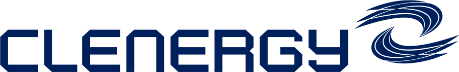 Clenergy solar racking with skyblue