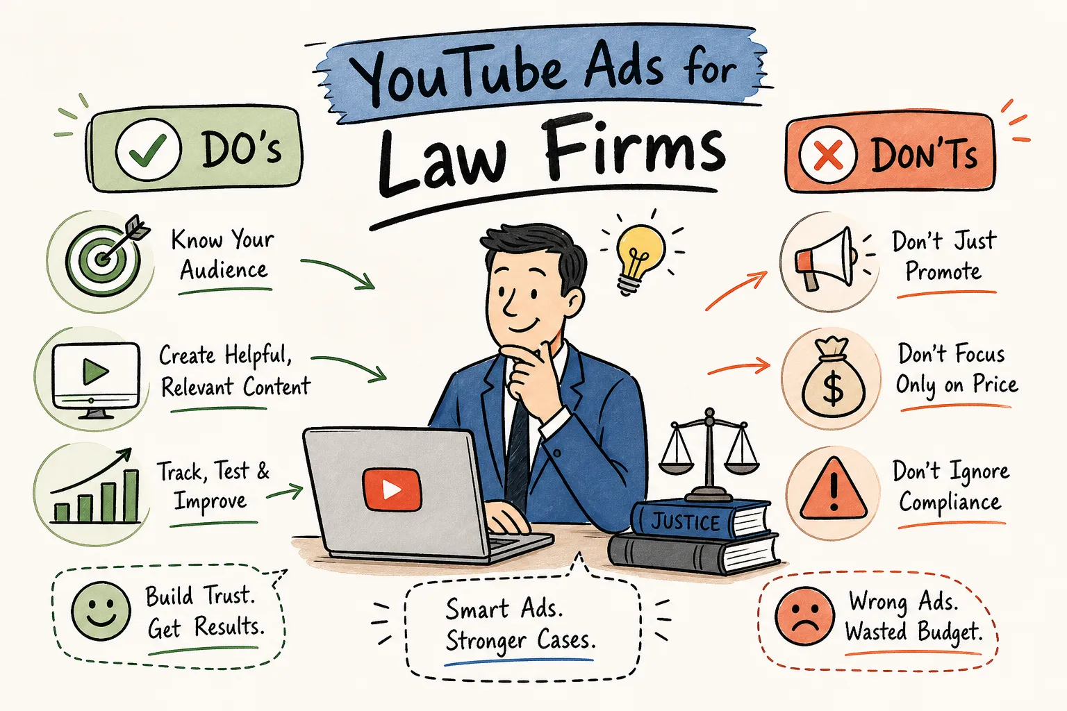 The Do's and Don'ts of Law Firm Advertising on YouTube