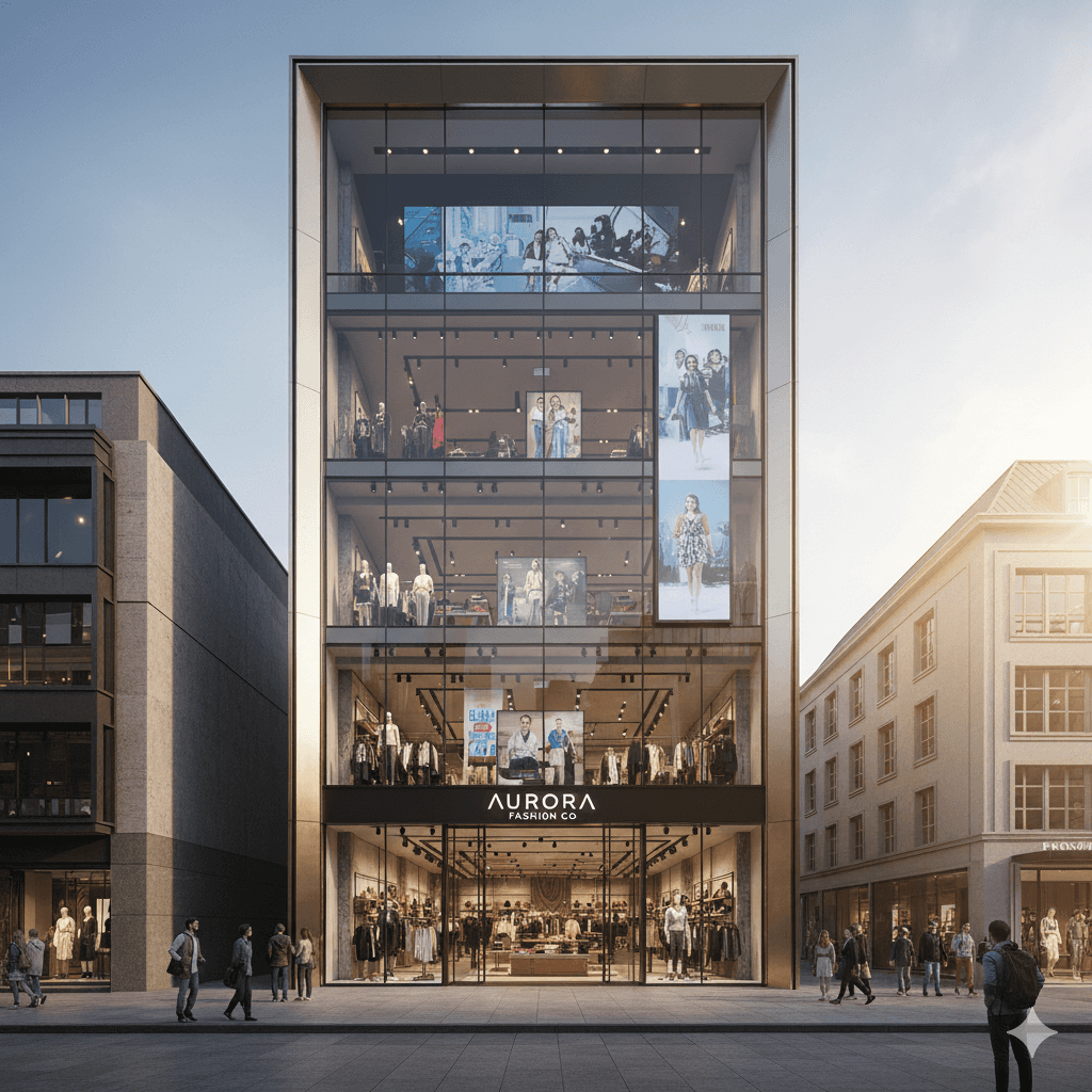 M3M Commercial retail 9-meter ceiling frontage, Sector 58