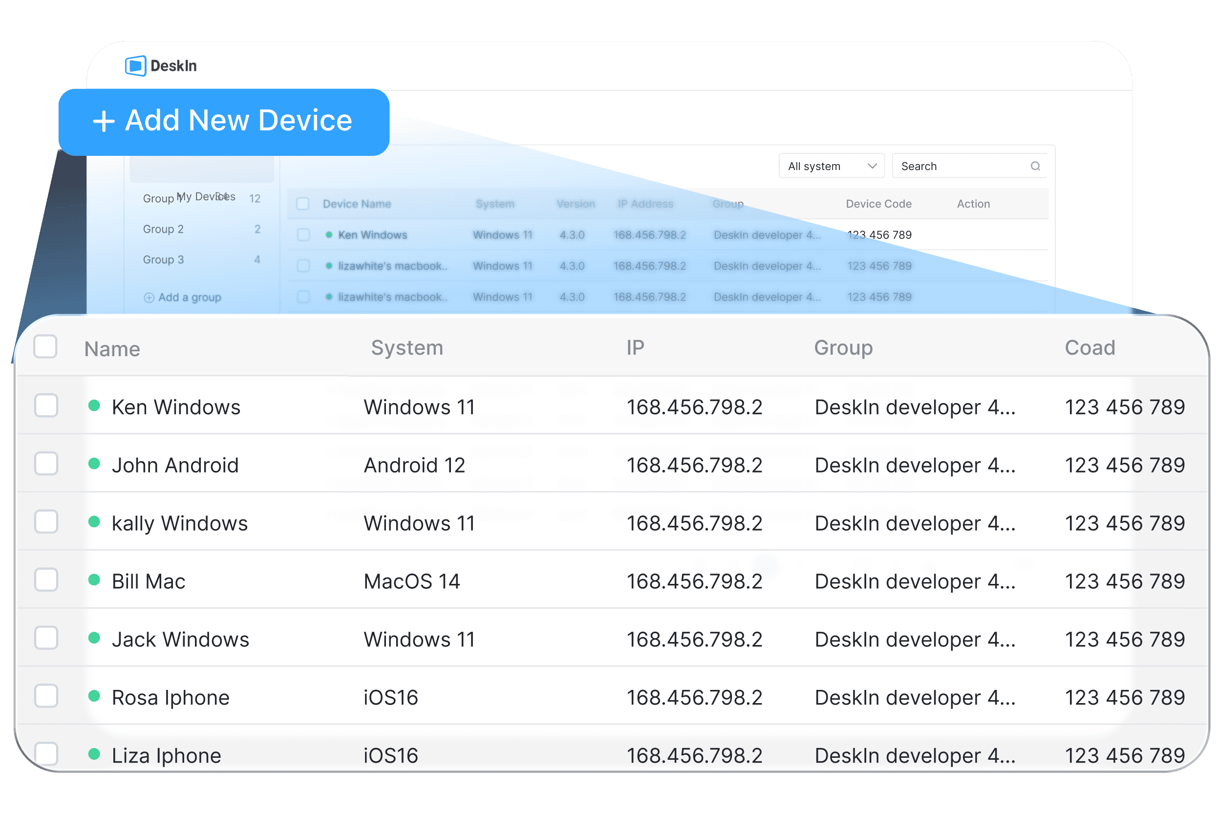 DeskIn Professional Management Tools for Teams