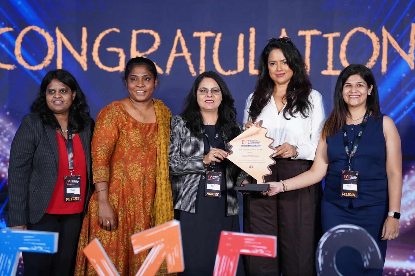 Hi-Kalpaa receives Awards from Sameera Reddy at EYES 2026