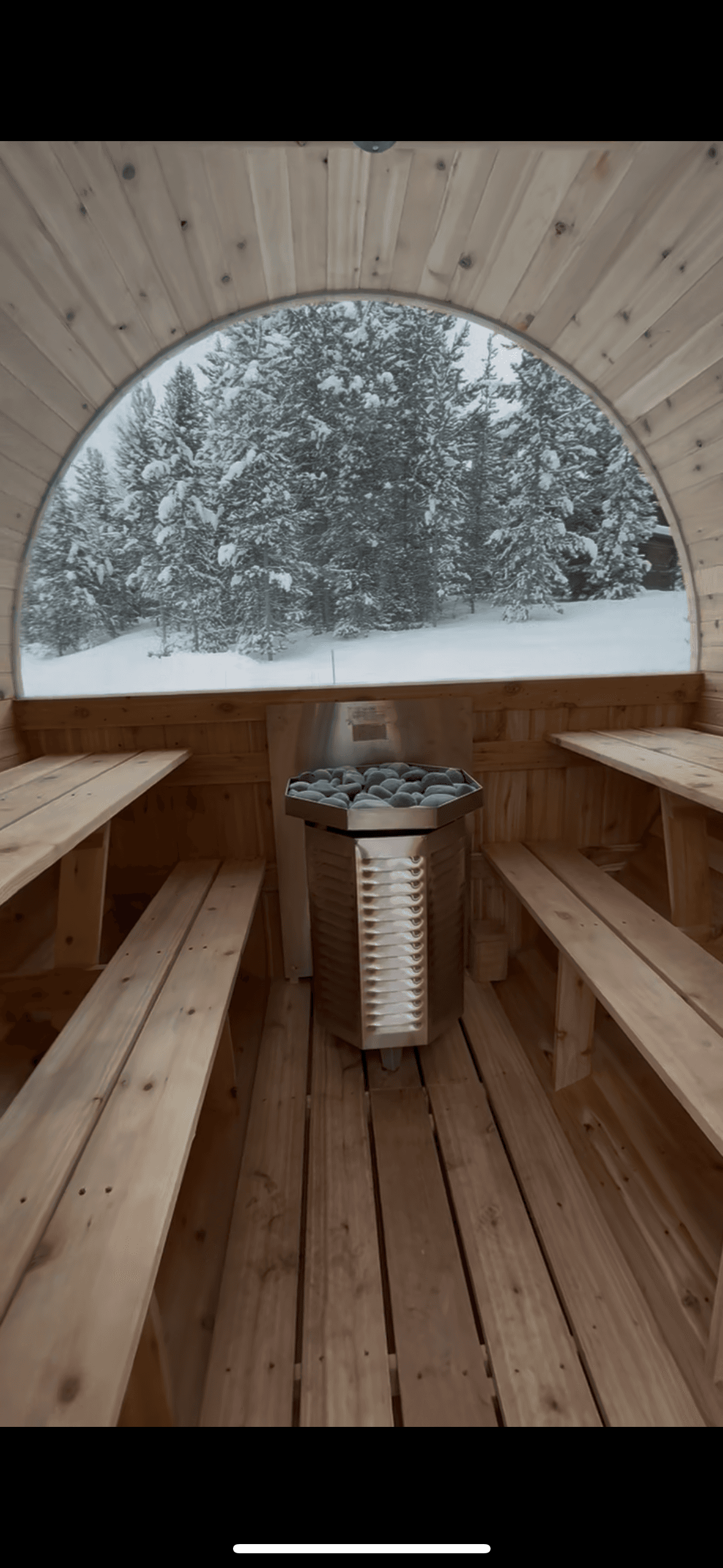 4 person propane half moon window