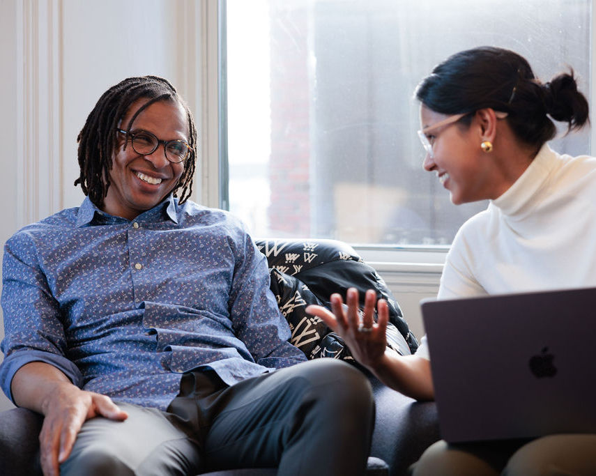 Image of Roland Fryer and Tanaya Devi, founders of Sigma Squared