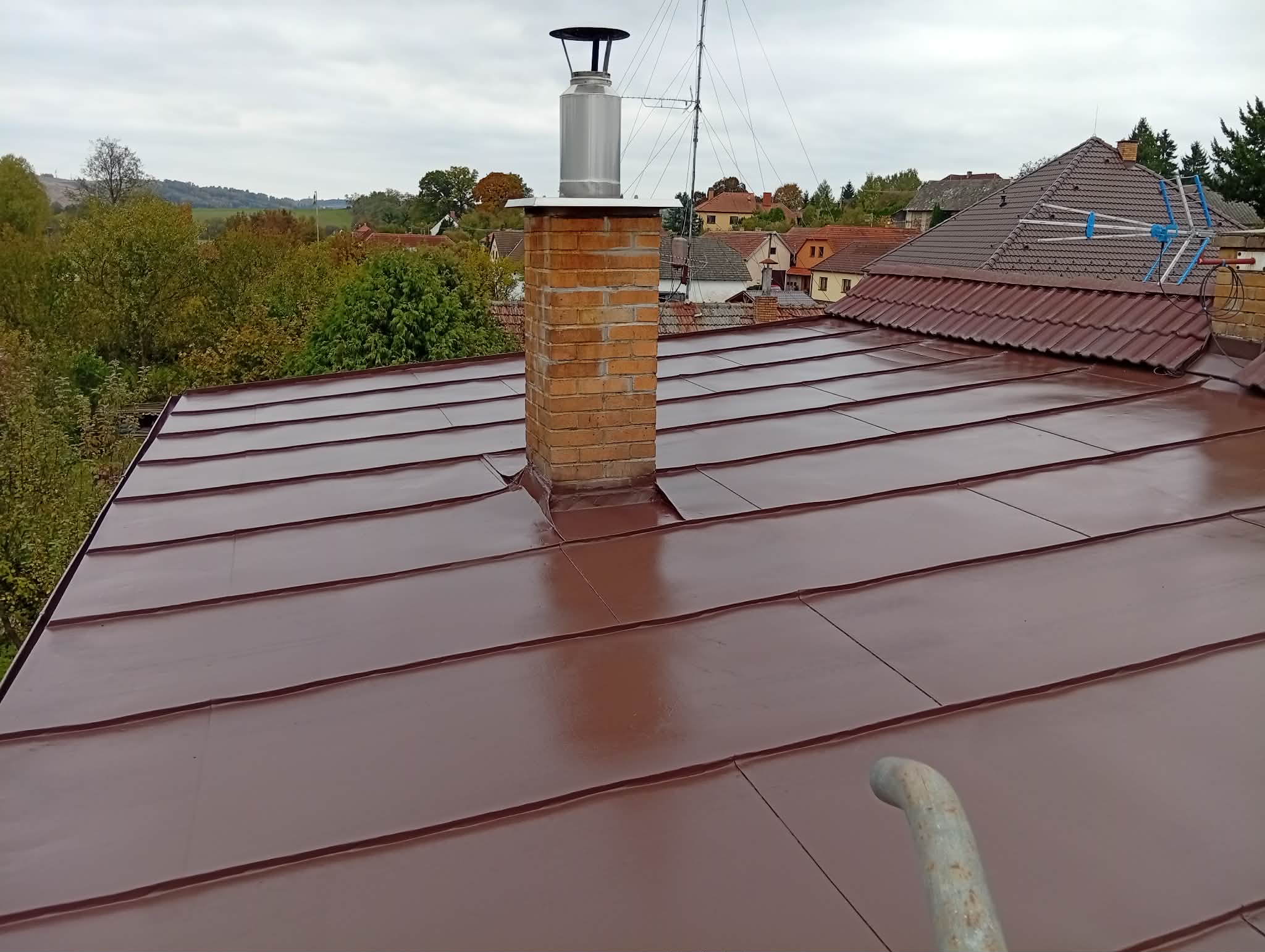 Střecha po renovaci