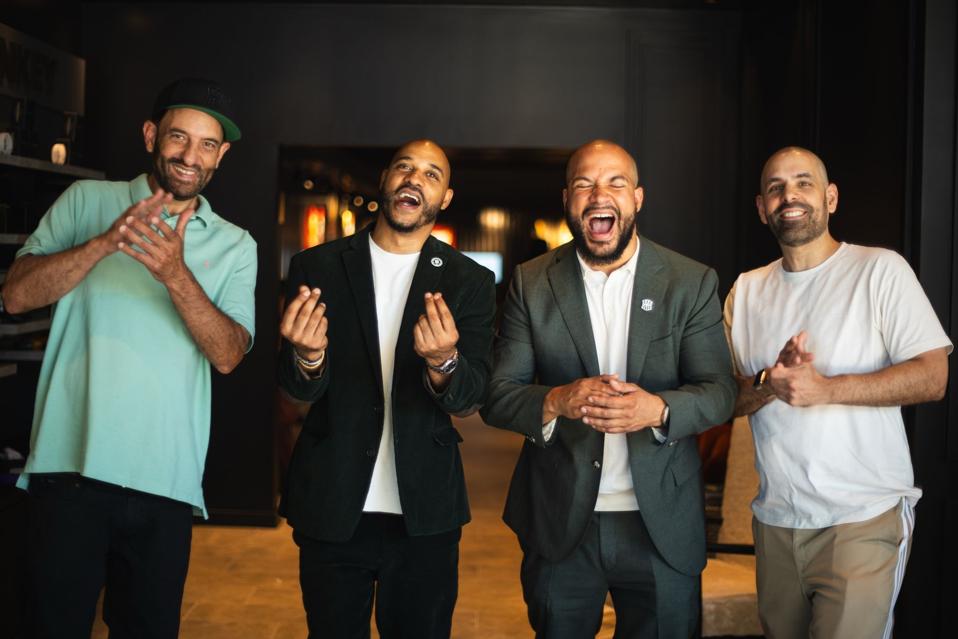 The Happy Munkey team: John Ibonnet, Ramón Reyes, Vladimir Bautista and Omar Ibonnet (L-R). Courtesy of Happy Munkey