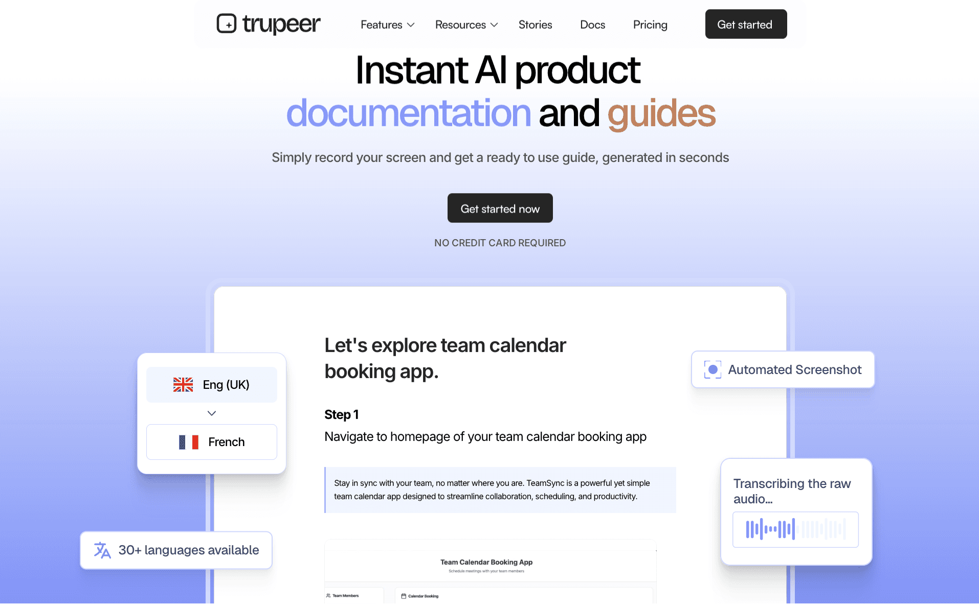 Trupeer.ai - Guidde Alternative