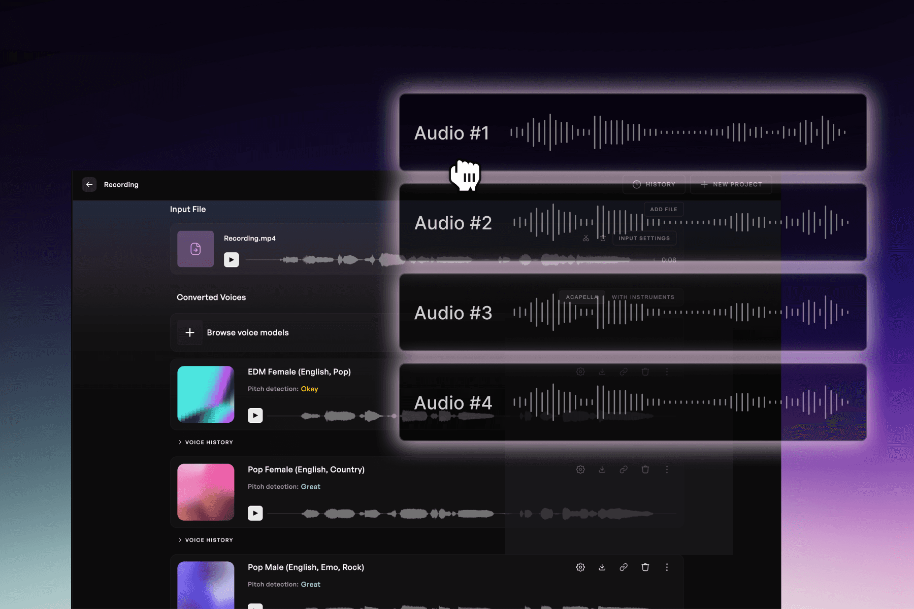 Presentamos el soporte para múltiples archivos: la forma más rápida de probar voces en tu canción completa