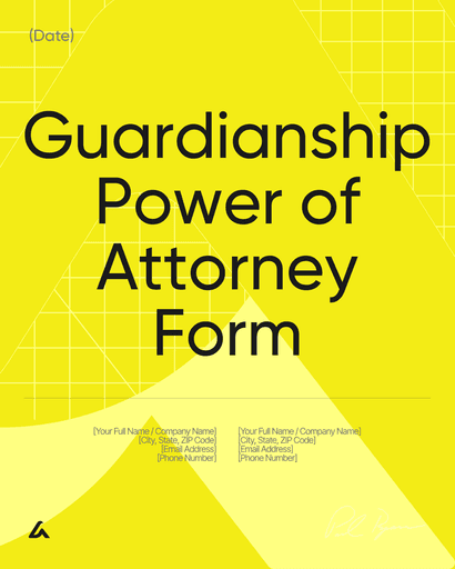 Guardianship Power of Attorney Form