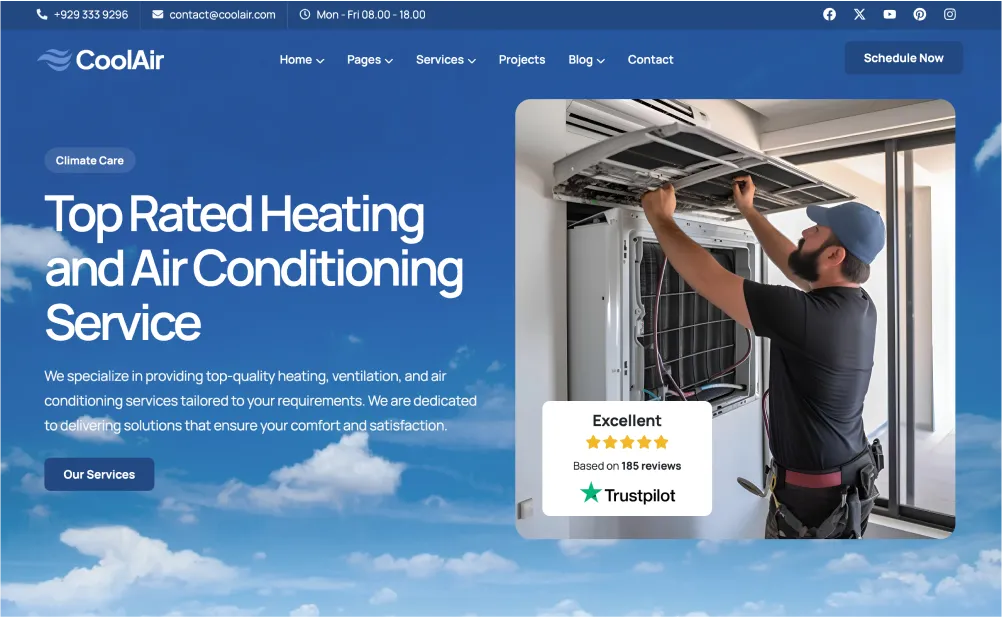 HVAC Website Design