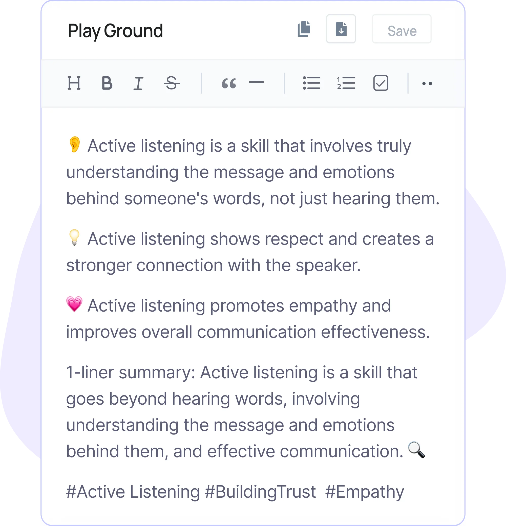 Summary Generator Step - 3