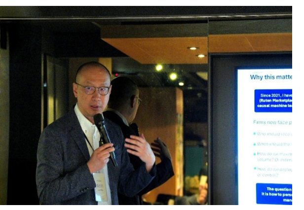 Jau-er Chen presenting at the Industry Partnership Roundtable, National Taiwan University, 25 March 2026
