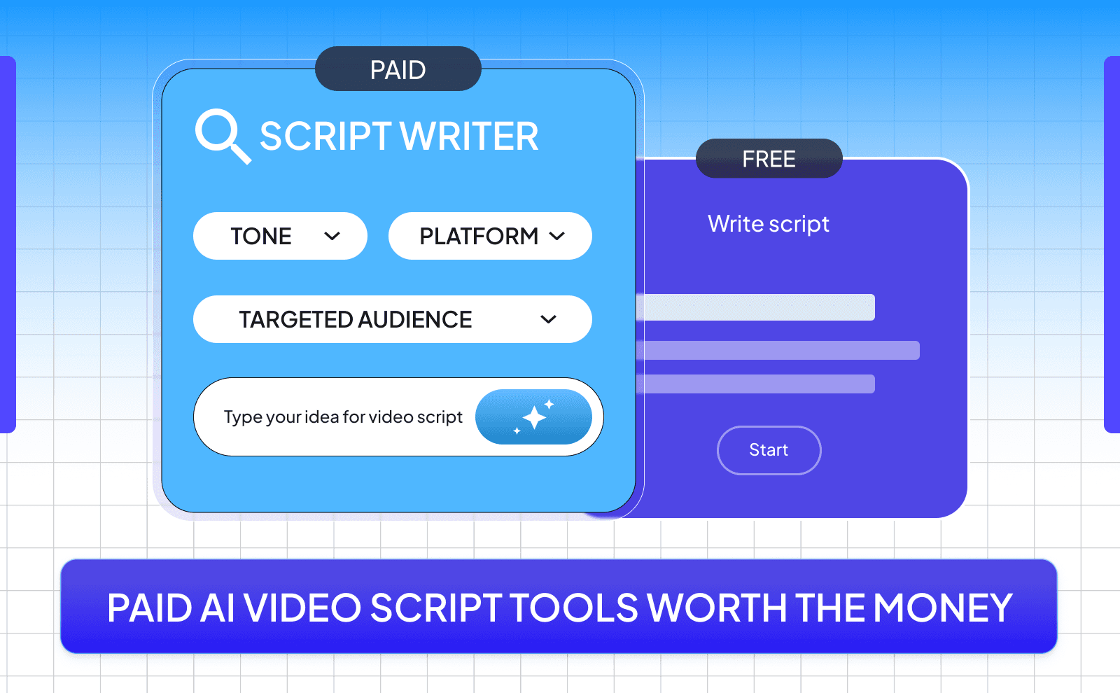 Paid AI video script tools worth the money - AI Script Writer Tools