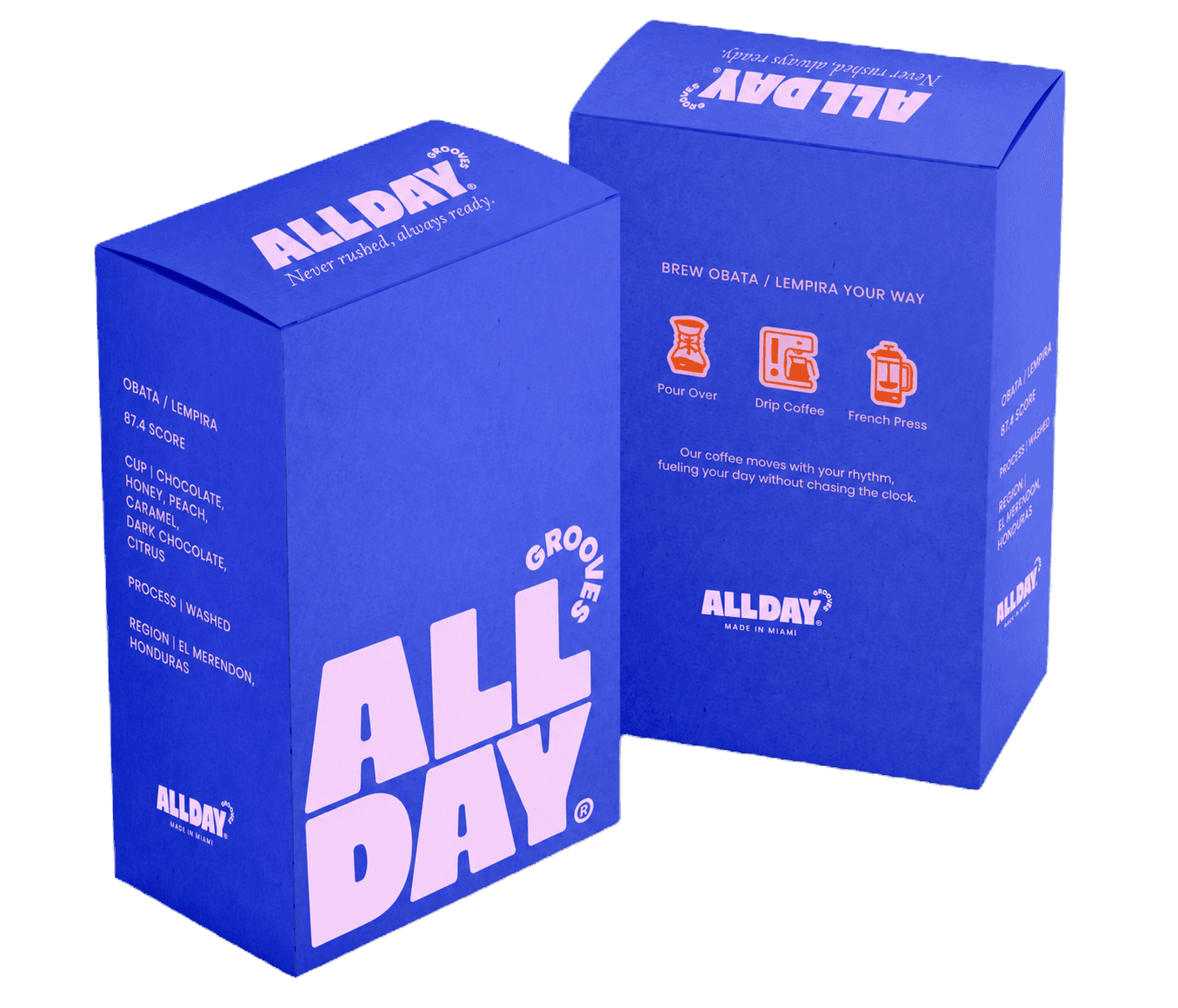 All Day blend packaging