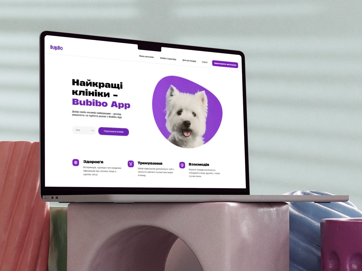 An example of the Work&Go website interface, developed by Codeska