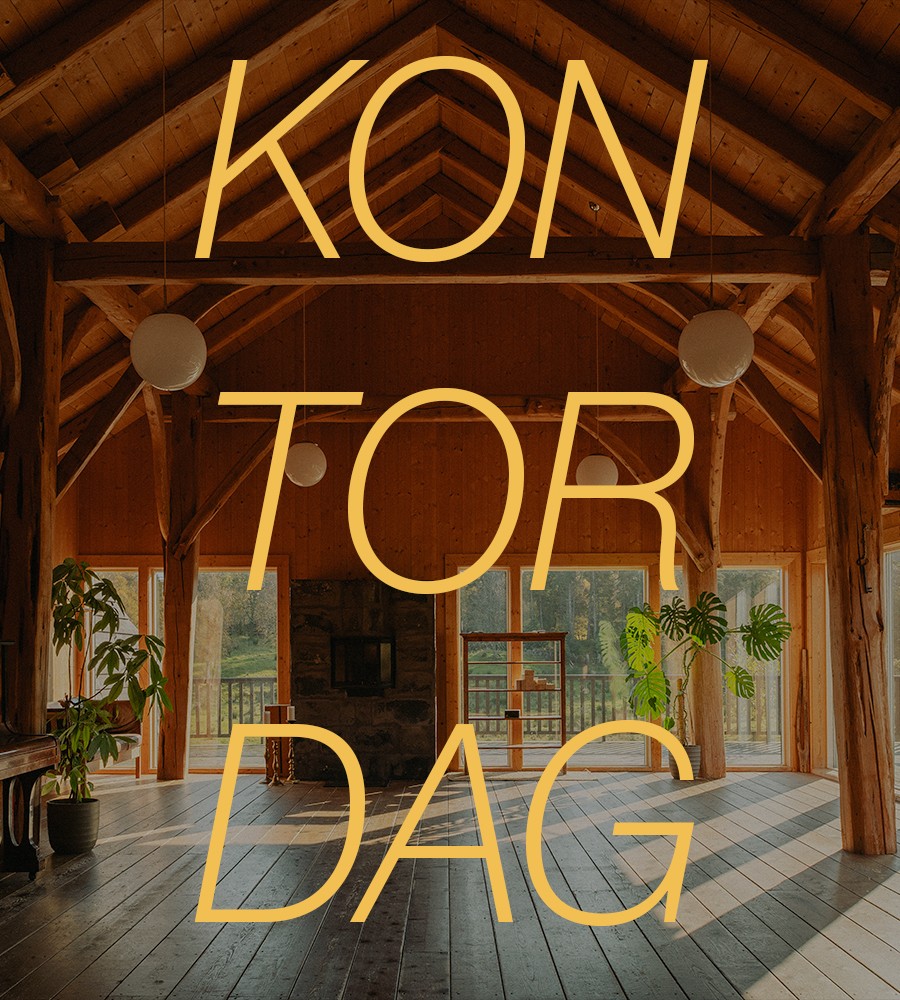 Poster that says "KONTORDAG"