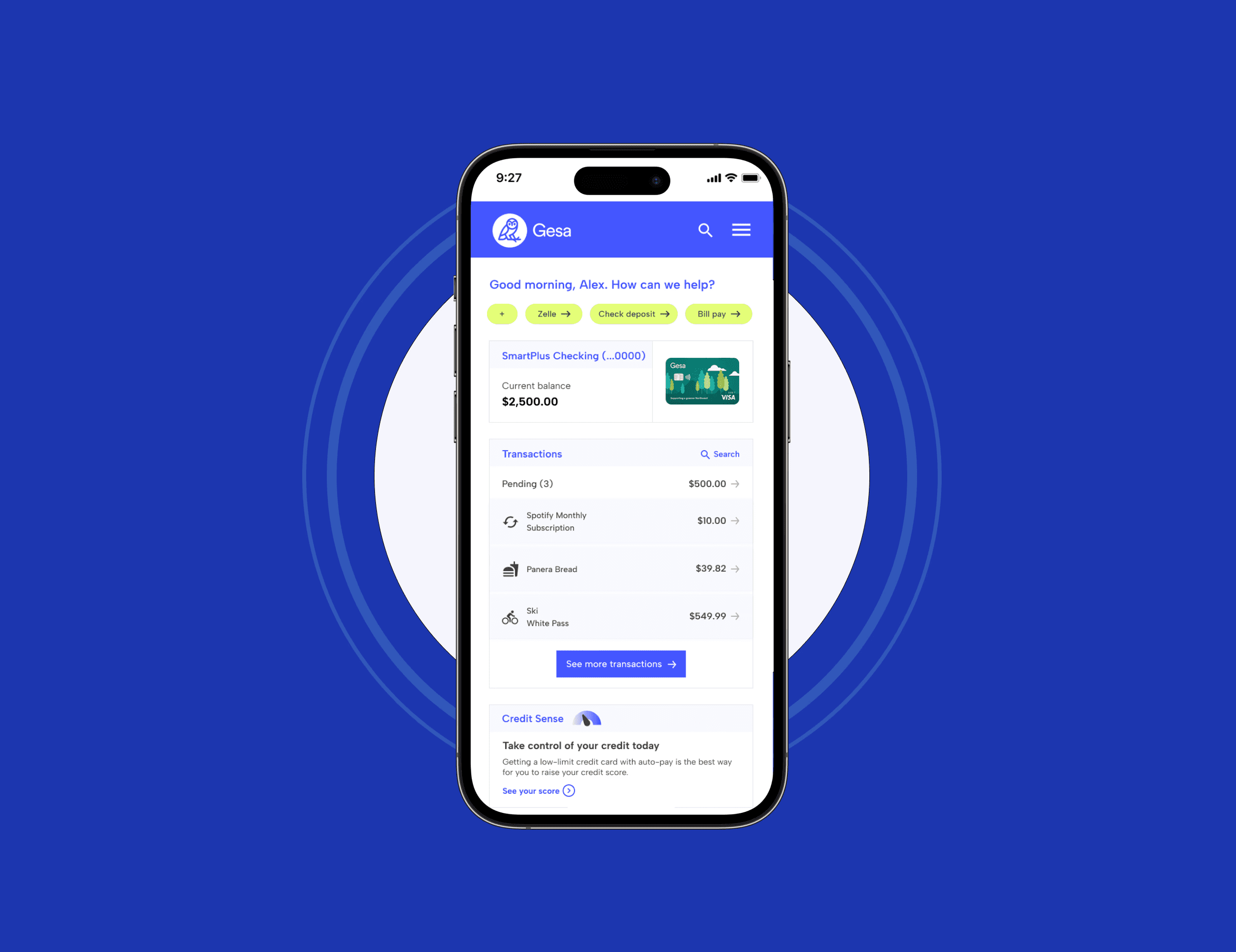 Discover card landing page for the Pride Card