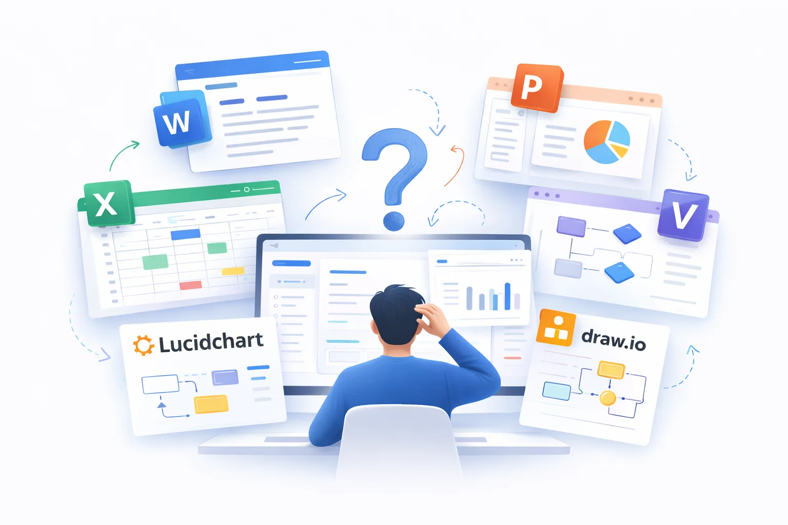 Multiplication des outils pour modéliser et représenter des processus métier