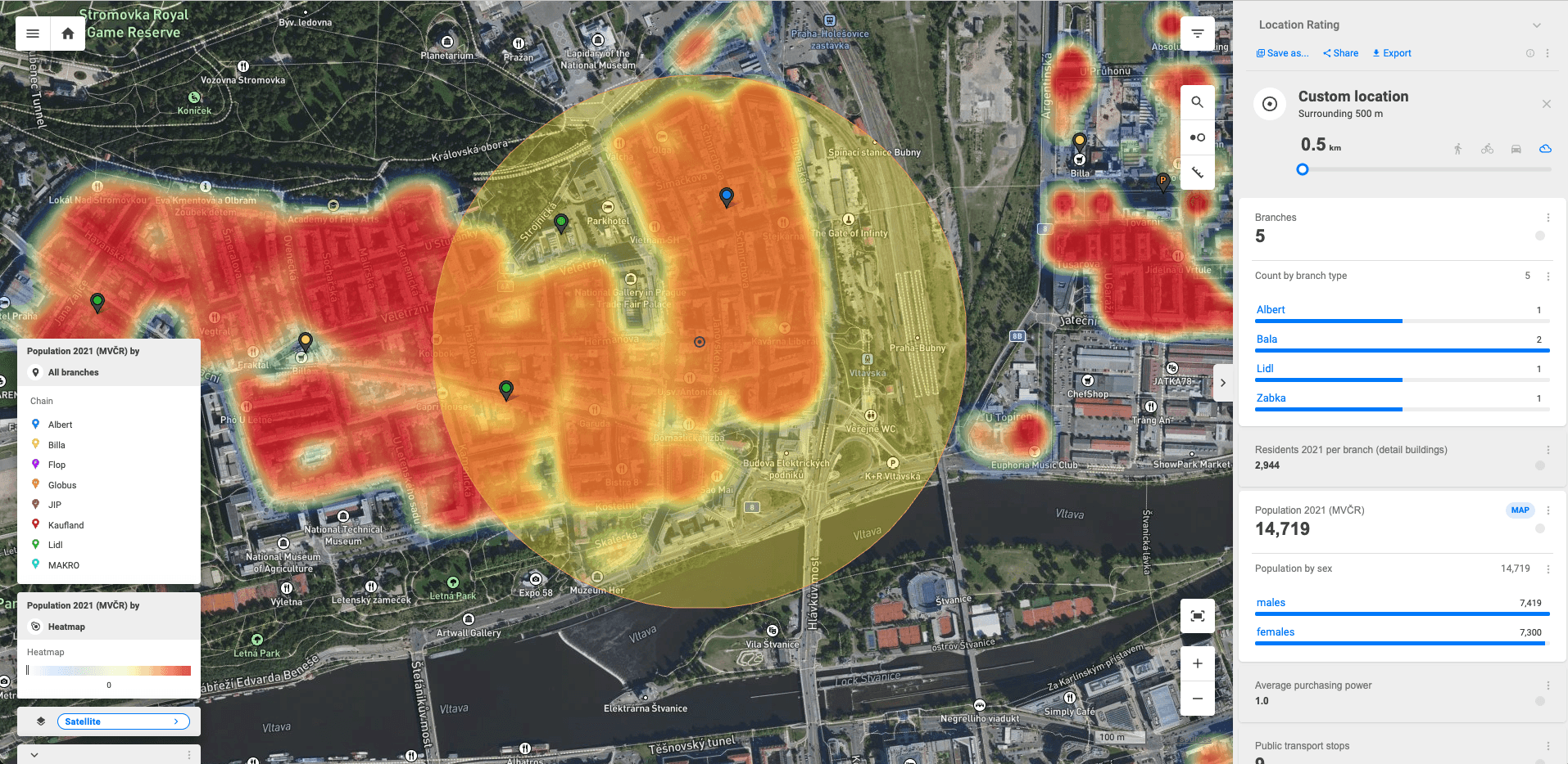 White Space Analysis Using Location Intelligence Software CleverMaps
