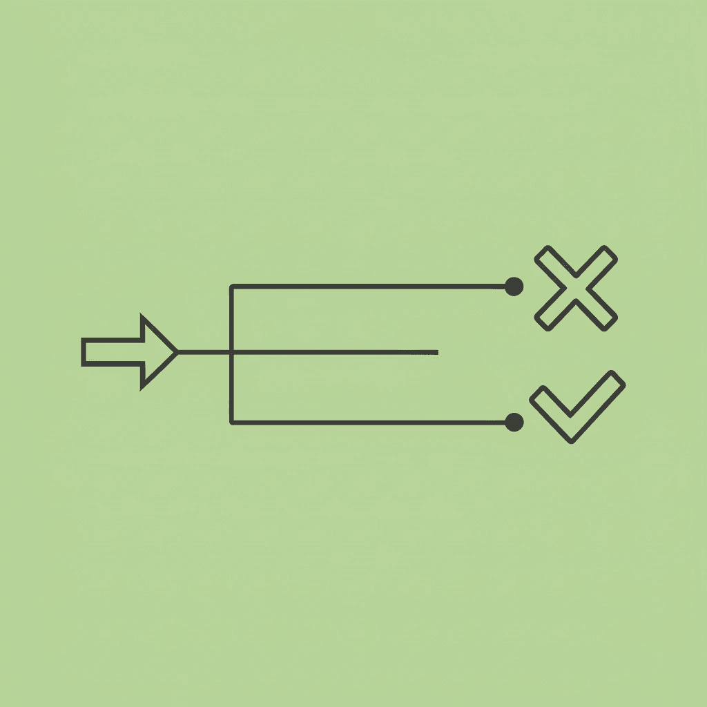Split path diagram showing one path leading to ineffective study methods and illusion of progress, another path leading to proven techniques with measurable results