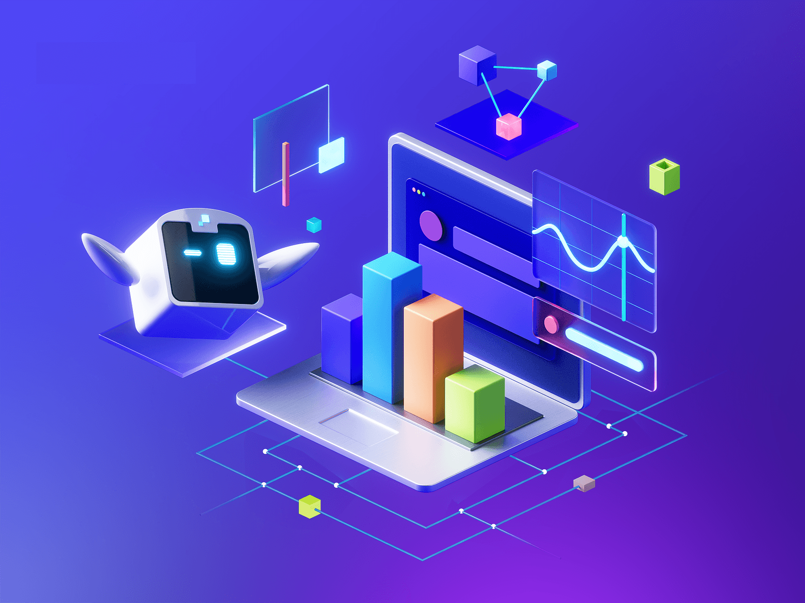 3d chart analytics image