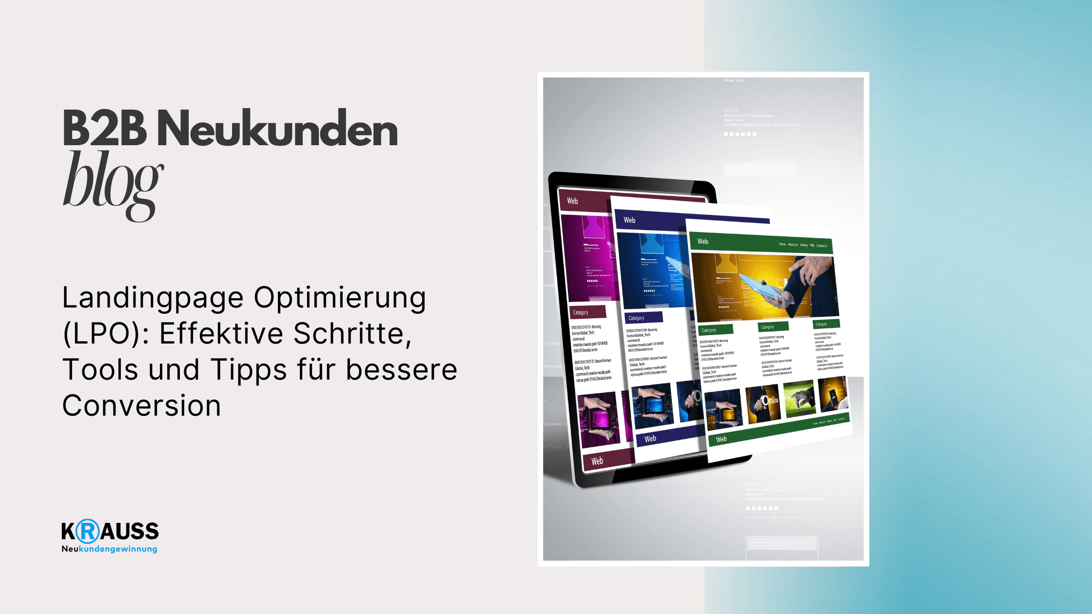 Landingpage Optimierung (LPO): Effektive Schritte, Tools und Tipps für bessere Conversion