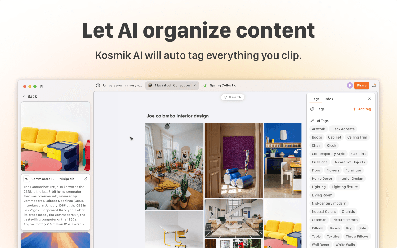 Kosmik Web Clipper: Organize Content