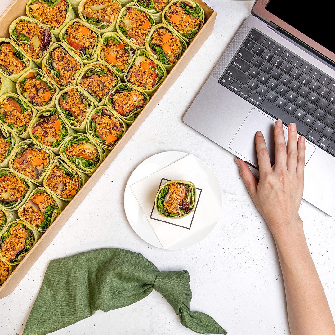 Tandooori Vegetable Wrap Platter from Express Catering