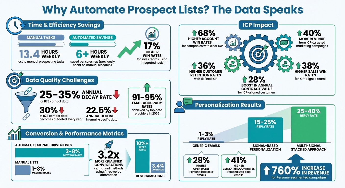Prospect List Automation: Key Statistics and ROI Metrics