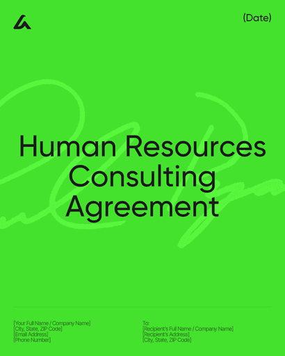 Human Resources Consulting Agreement