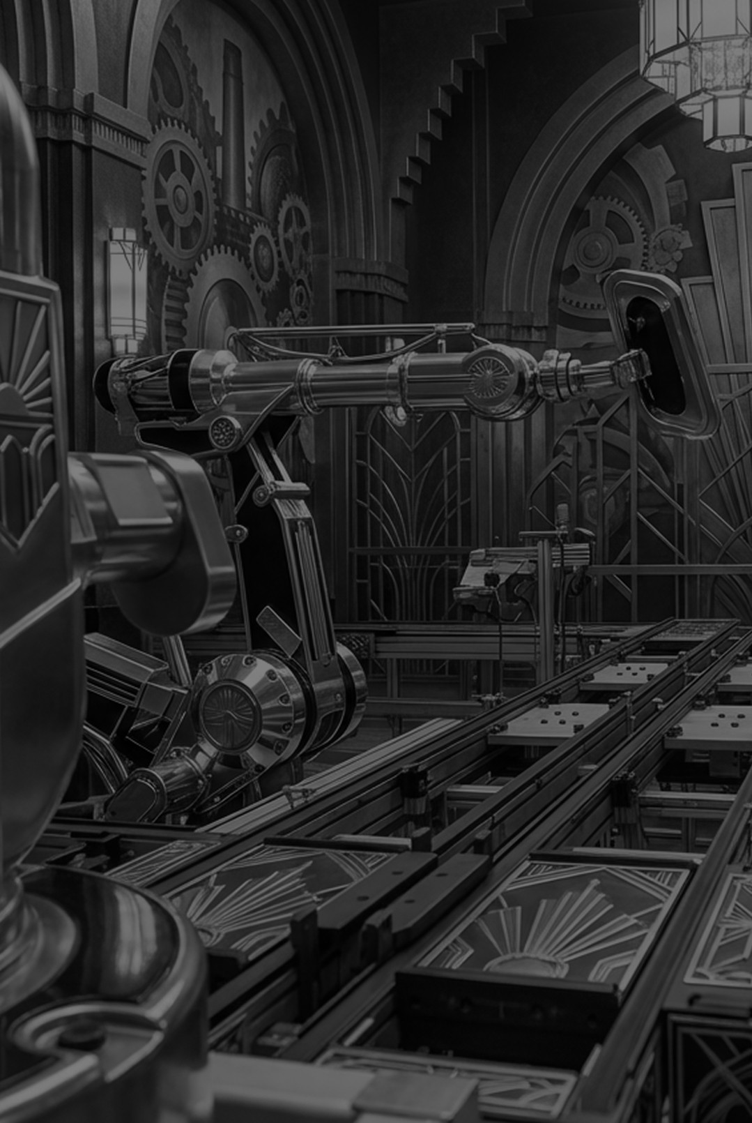 a white chair and a white table