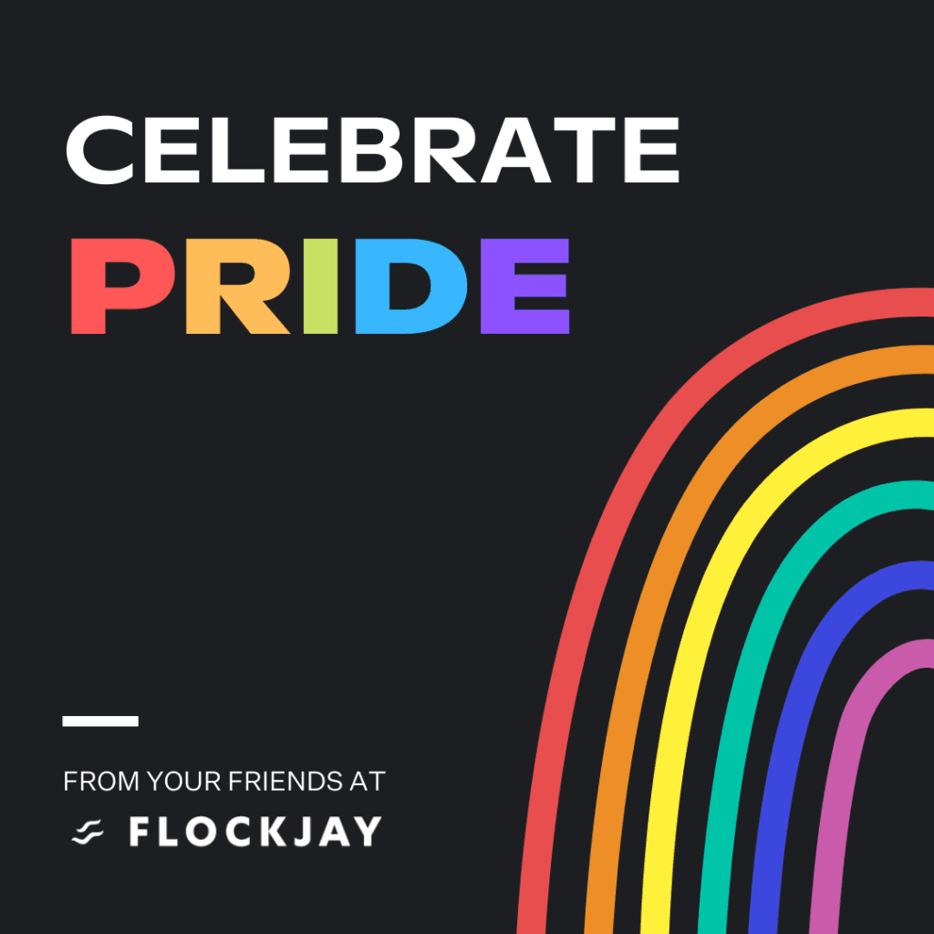 celebrate lgbtq+ pride at flockjay