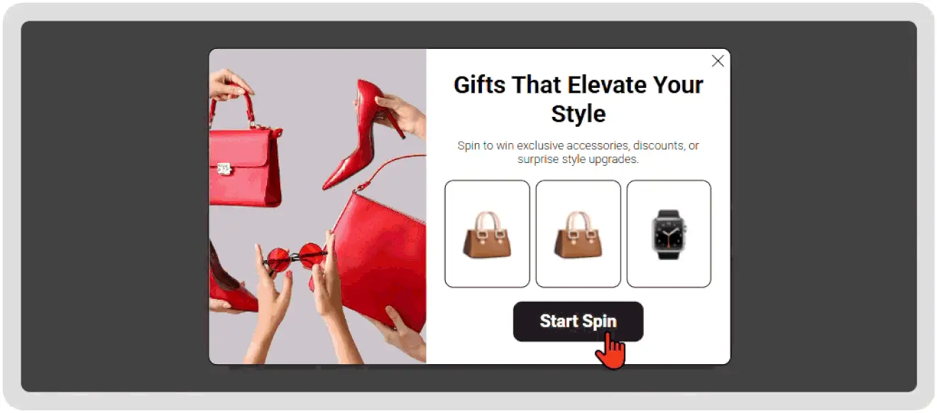 Claspo Slot Machine popup template