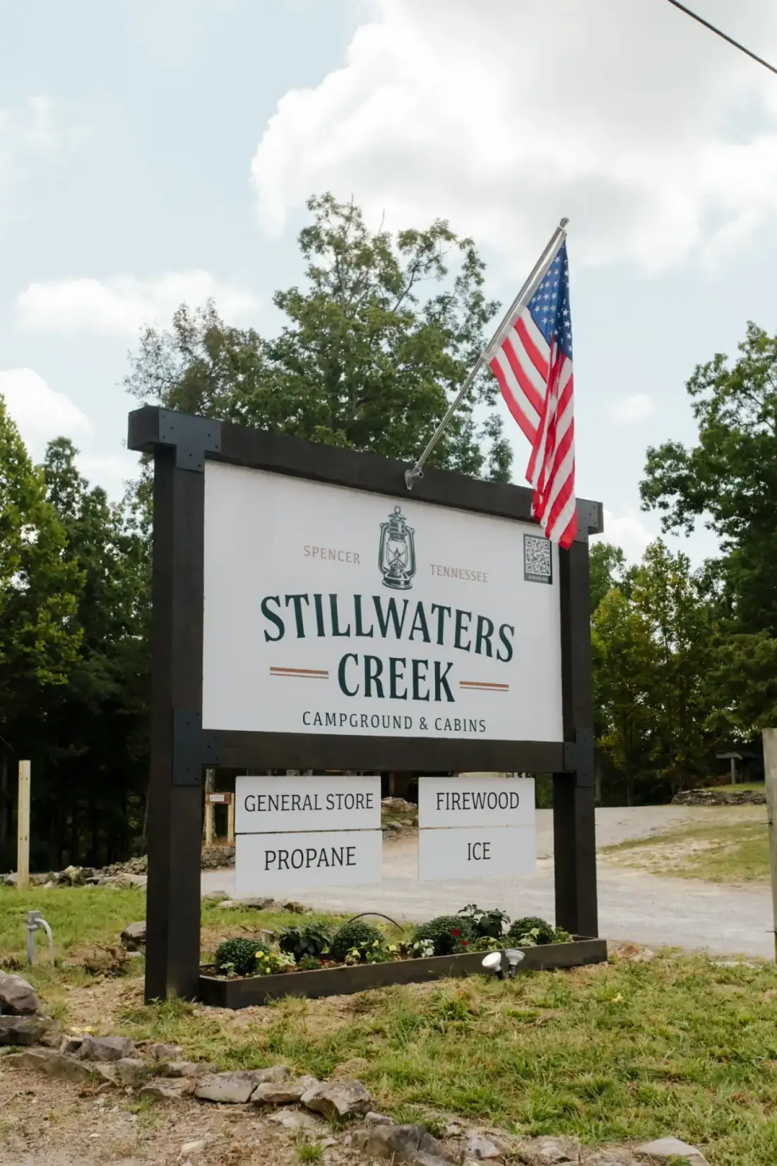 Stillwaters Creek sign