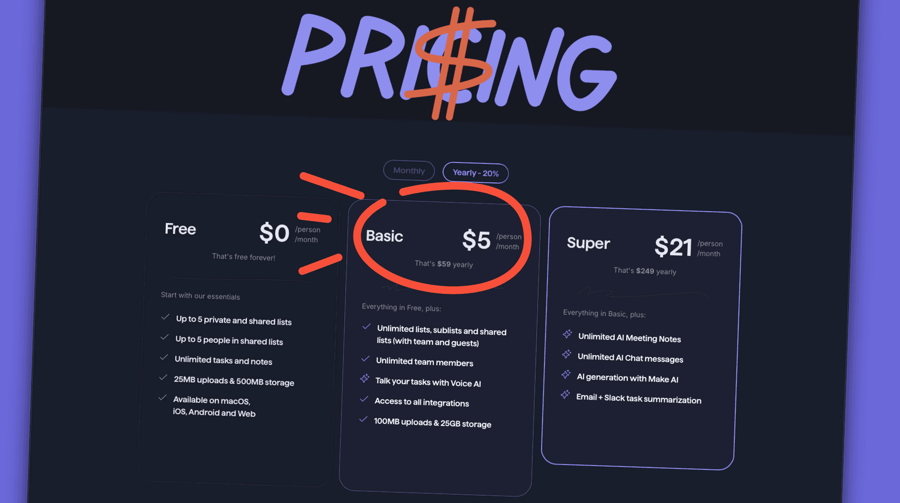 Pricing