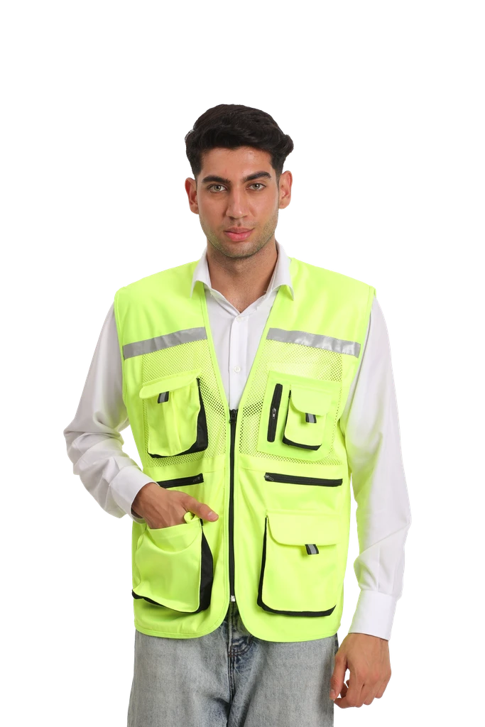 SafetyFRST reflective safety jacket product view