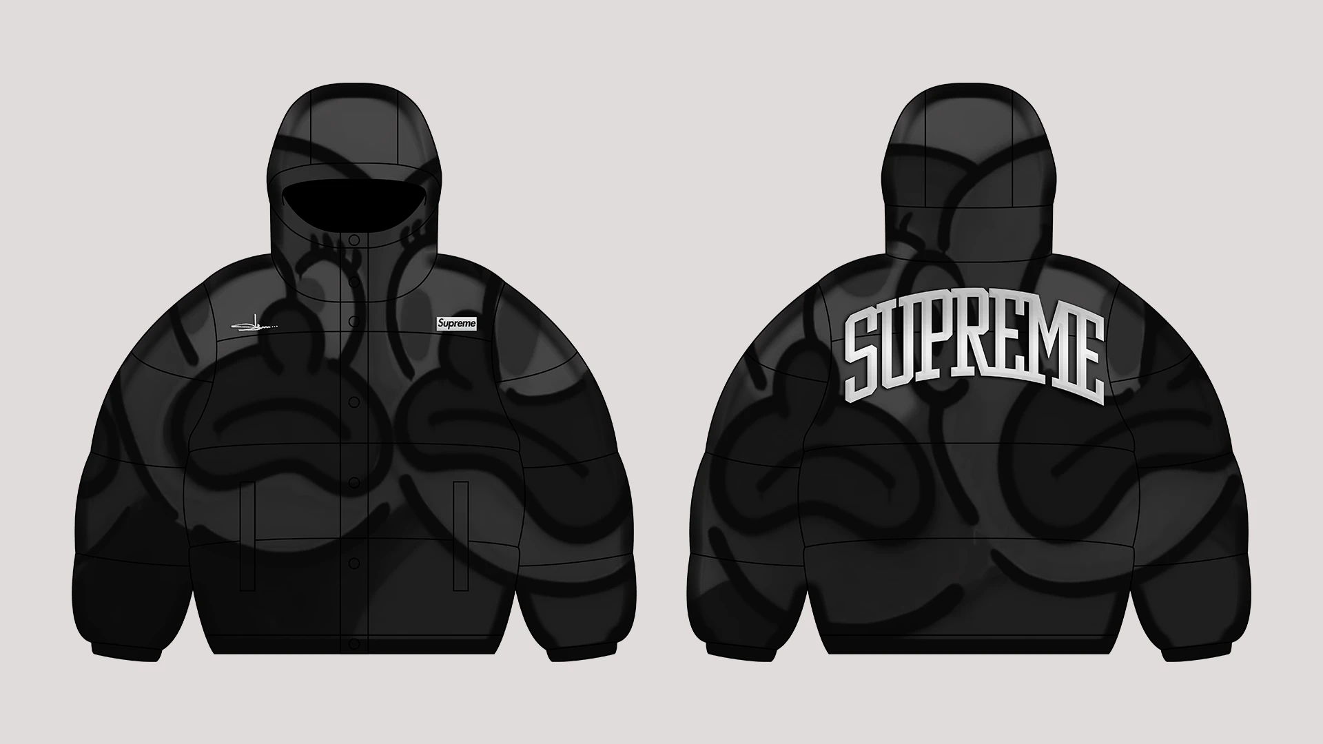 Supreme X Olaolu Puffer Jacket