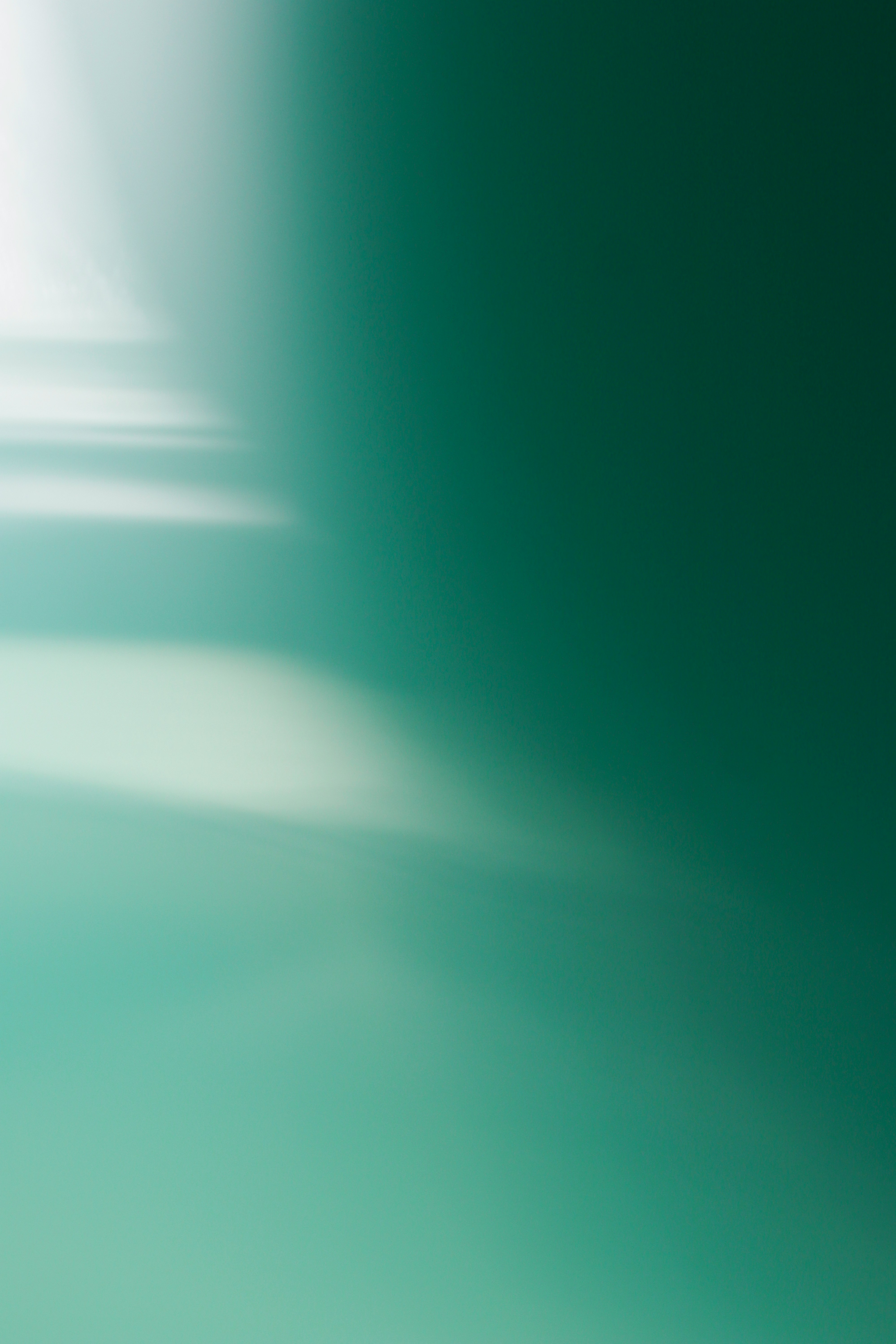 green textile with white light